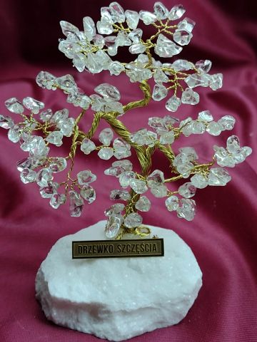  	Drzewko szcz�cia bonsai z kryszta�u g�rskiego