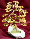 Drzewko szcz�cia z bursztynu jasnego